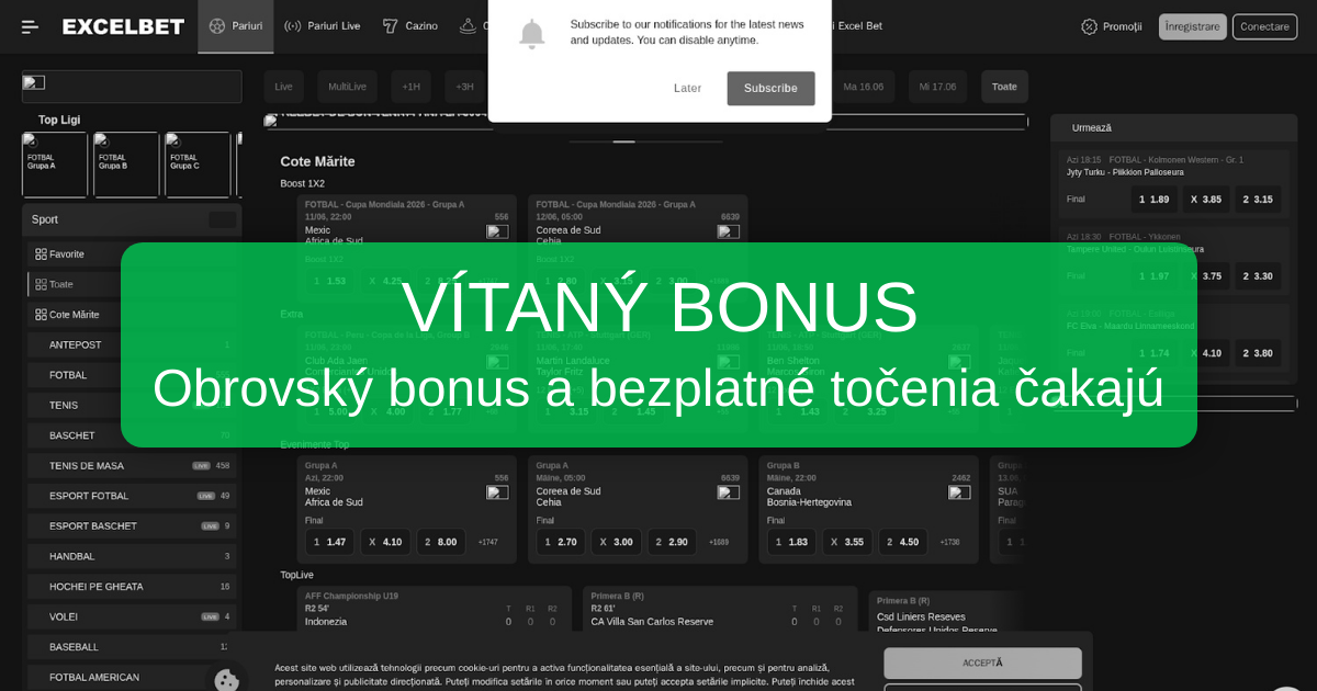 ExcelBet Casino Slovensko