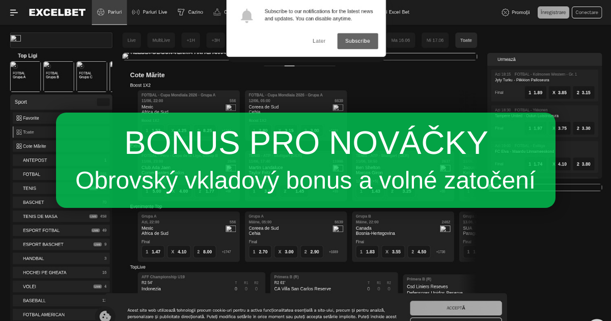 ExcelBet Casino Česko